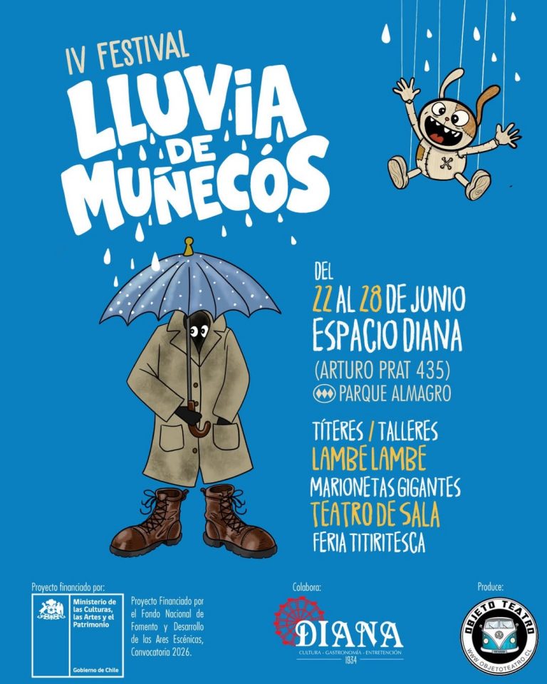 Afiche de la edición 2026. Lluvia de Muñecos